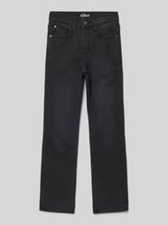 Jeansy o rozkloszowanym kroju z mieszanki bawełny model ‘BEVERLY’ od s.Oliver RED LABEL - 46