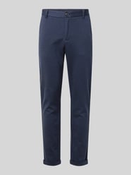 Korte stoffen broek met Franse steekzakken van Lindbergh - 8