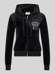Bluza rozpinana z obszyciem ozdobnymi kamieniami model 'GOTHIC CROWN ROBERTSON' od Juicy Couture - 3