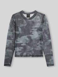 Slim Fit Langarmshirt mit Rundhalsausschnitt Modell 'motion camo' von G-Star RAW - 32