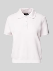 Poloshirt in Strick-Optik von Emporio Armani Pink - 27