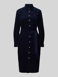 Cordkleid mit durchgehender Knopfleiste Modell 'CORY' von Polo Ralph Lauren Blau - 12