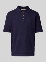 Regular fit poloshirt met broderie anglaise, model 'MOON' van Only & Sons - 29