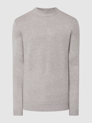 Pullover mit Merinowoll-Anteil von Tom Tailor Braun - 30