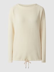 Sweatshirt mit überschnittenen Schultern  von Tom Tailor Beige - 5