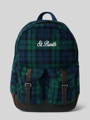 Rucksack mit Label-Stitching Modell 'CODY' von MC2 Saint Barth Grün - 32