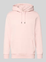 Bluza z kapturem o kroju regular fit z mieszanki bawełny model „CERES” od ONLY & SONS Fuksjowy - 12