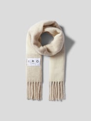 Schal mit Karomuster von Iro Beige - 4