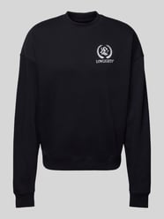 Sweatshirt mit Label-Stitching Modell 'Cesar' von Low Lights Studios - 4