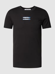 T-Shirt mit Label-Print von Calvin Klein Jeans Schwarz - 43