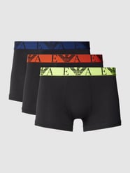 Trunks im unifarbenen Design im 3er-Pack von Emporio Armani Schwarz - 14