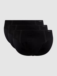 Slip mit Stretch-Anteil im 3er-Pack  von Schiesser Schwarz - 44