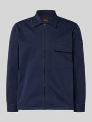 Kurtka koszulowa o kroju regular fit z czystej bawełny model 'M_LORUM' od BOSS Orange - 33