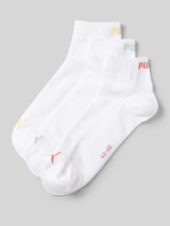 Sneakersocken mit Label-Print im 3er-Pack von Puma - 30