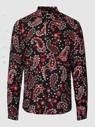 Freizeithemd mit Allover-Print Modell 'CHEMISE' von THE KOOPLES Schwarz - 36