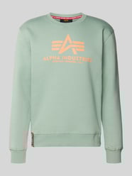 Sweatshirt met labelprint van Alpha Industries - 37