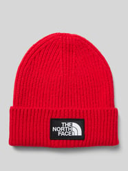 Strickmütze mit Label-Patch von The North Face Rot - 36