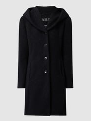 Płaszcz z dodatkiem żywej wełny model ‘Becca’ od Milo Coats Niebieski - 18