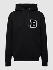 Hoodie mit Label-Print und Logo-Stitching Modell 'Olaf' von BALR. Schwarz - 15