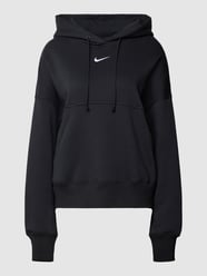 Hoodie met labelprint van Nike Zwart - 4