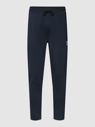 Sweatpants mit Label-Patch Modell 'Doak' von HUGO Blau / Türkis - 14