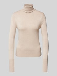 Rollkragenpullover mit LENZING™ ECOVERO™ Viskose  Modell 'VENICE' von Only Beige - 7