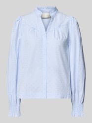Regular Fit Bluse mit V-Ausschnitt Modell 'Astrida' von Neo Noir - 13
