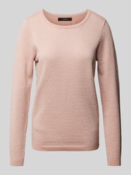 Regular Fit Strickpullover mit Effektgarn Modell 'CARE SHINE' von Vero Moda Rosa - 42