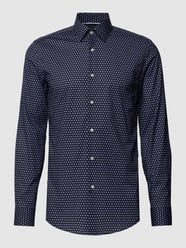 Slim Fit Business-Hemd mit Kentkragen Modell 'HANK' von BOSS Blau - 41