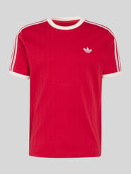 Regular Fit T-Shirt aus reiner Baumwolle von adidas Originals Bordeaux - 47