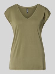 Relaxed Fit T-Shirt aus Modal-Mix Modell 'KAMALA' von PIECES - 7