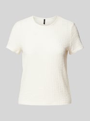 T-Shirt mit Strukturmuster 'Modell 'ELENE' von Vero Moda Weiß - 44