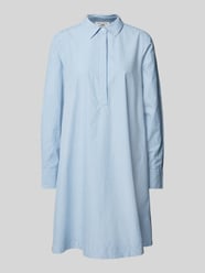 Knielanges Kleid mit Streifenmuster von Marc O'Polo Denim Blau - 41