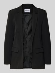 Długi żakiet o luźnym kroju z zaszewkami model ‘BOZZY’ od PIECES - 9
