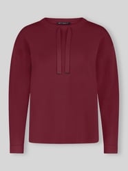 Pullover mit Kordel-Detail am Ausschnitt von Betty Barclay Bordeaux - 35