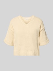 Sweter w dzianinowym wyglądzie o kroju regular fit model 'Hannalie' od MSCH Copenhagen - 29