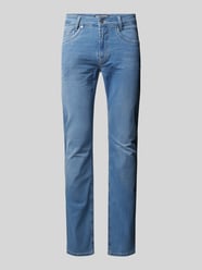 Slim Fit Jeans im 5-Pocket-Design Modell 'Arne' von MAC Blau - 42