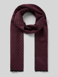 Schal aus reiner Viskose von Christian Berg Men Bordeaux - 41