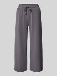 Wide Leg Sweatpants mit elastischem Bund von Christian Berg Woman Grau - 26