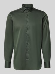 Koszula biznesowa o kroju slim fit z listwą guzikową od OLYMP SIGNATURE SLIM FIT - 9