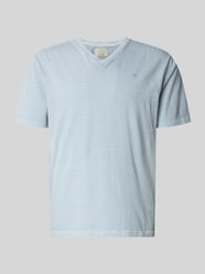 T-Shirt aus Baumwoll-Leinen-Mix mit V-Ausschnitt von Superdry - 37