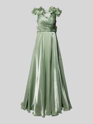 Abendkleid mit gelegten Falten von unique - 13