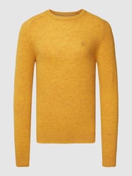 Strickpullover mit Label-Stitching von MCNEAL Gelb - 17