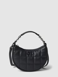 Hobo Bag mit Label-Applikation Modell 'LOCK QUILT' von CK Calvin Klein Schwarz - 34
