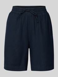 Relaxed Fit Leinenbermudas mit Tunnelzug Modell 'Lava' von FREE/QUENT - 14