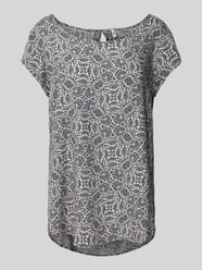 Regular Fit T-Shirt mit Schlüsselloch Rückenausschnitt Modell 'NOVA' von Only - 39