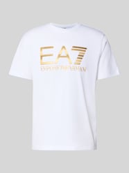 T-Shirt mit Logo und Rundhalsausschnitt von EA7 Emporio Armani - 46