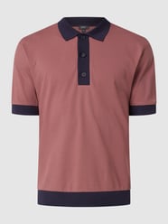 Poloshirt van piqué van Esprit Collection Rood - 32