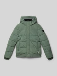 Gewatteerd jack met labelpatch, model 'HASWAR’ van CARS JEANS - 4