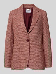 Regular fit blazer met reverskraag van Rich & Royal Bordeaux - 36
